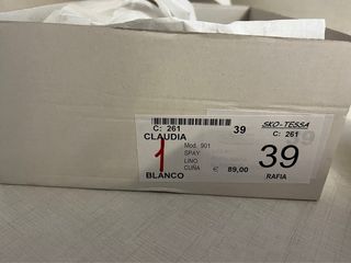 Sandalias Claudia Novia Talla 39 Sin Estrenar