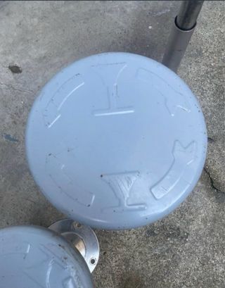 SGABELLI GIREVOLI VINTAGE ACCIAIO