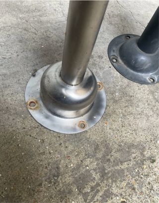 SGABELLI GIREVOLI VINTAGE ACCIAIO