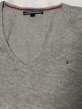 Jersey Tommy Hilfiger Gris Manga Larga S