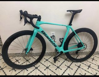 Bicicleta Gravel Bianchi Celeste