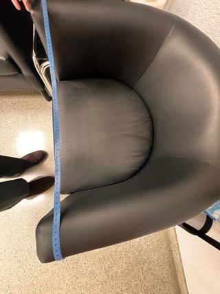 Sillón individual Ikea negro