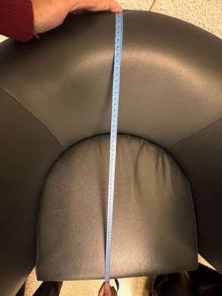 Sillón individual Ikea negro