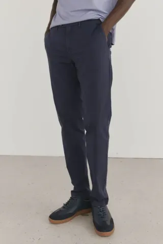 Pantalón chino slim fit azul, 48 Pedro del Hierro