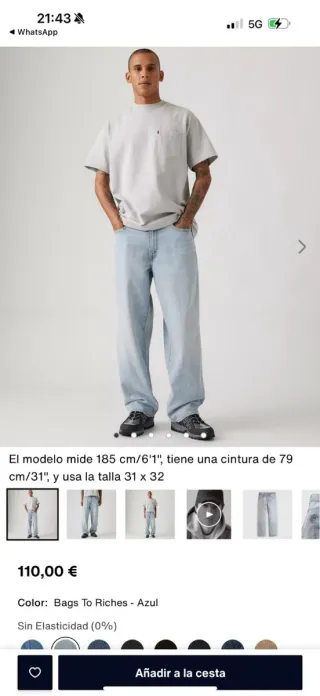 Pantalón Levi's Azul
