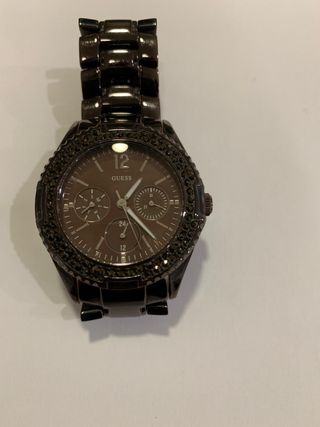 Reloj Guess Negro/Marrón