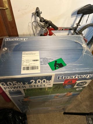 Piscina Bestway Oval Gris Nueva Empaquetada