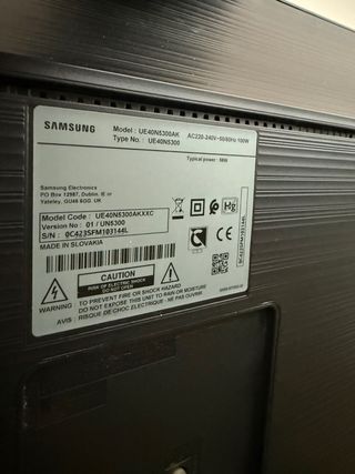 Samsung Smart TV 40 2018 Poco Uso