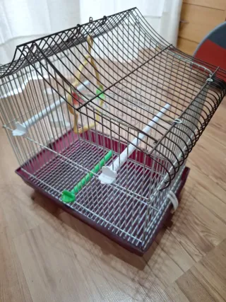 Jaula para pájaros canarios periquitos etc