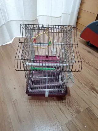 Jaula para pájaros canarios periquitos etc