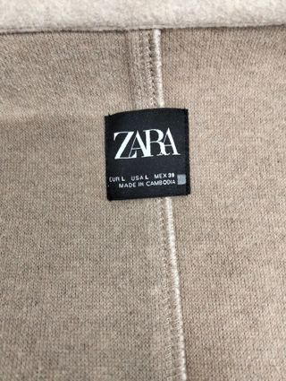 Cappotto Zara Beige Taglia L