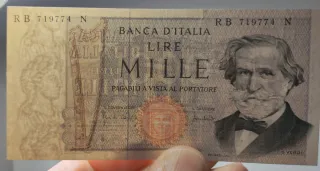 Banconota 1000 Lire "Verdi"