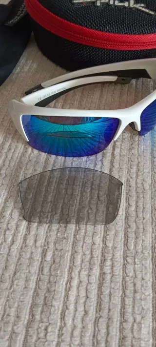 Gafas Ciclismo Spiuk Blancas + Accesorios