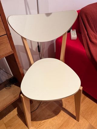 2 Sedie IKEA in Legno Bianco