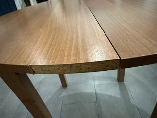 Mesa comedor extensible madera