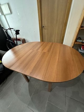 Mesa comedor extensible madera