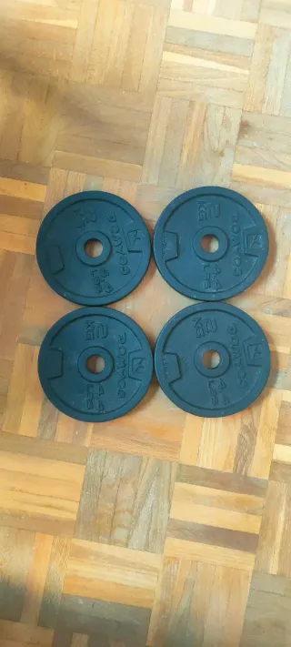 4 Discos Musculación 2kg 28mm
