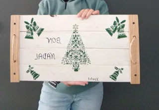 Bandejas de madera artesanales