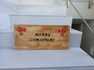 Bandejas de madera artesanales