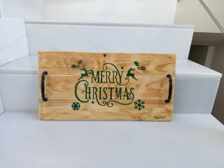 Bandejas de madera artesanales