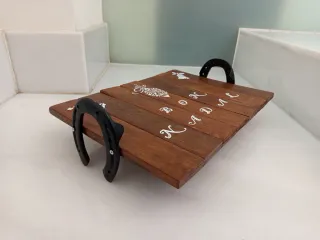 Bandejas de madera artesanales