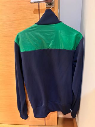 Chaqueta Adidas Verde, Blanca y Azul Marino