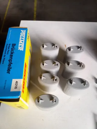 Pilares Puente Maqueta Tren HO Vollmer Marklin