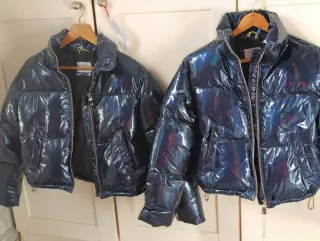 Chaqueta Bershka azul brillante mujer