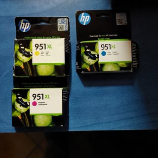 Cartucce HP 951XL Originali (Giallo, Ciano, Magent