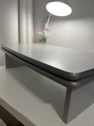 Soporte Monitor Escritorio Gris Resistente