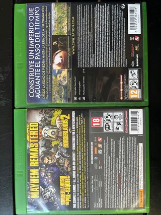 Juegos Xbox One 12€/unidad