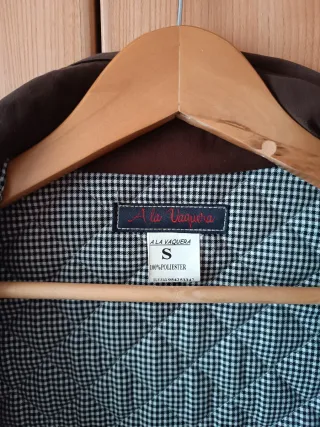 Abrigo acolchado señora beige