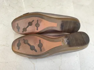 Zapatos El Corte Inglés T36 Dorados