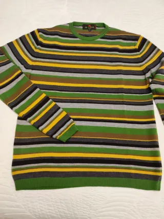 Jersey Etro Rayas Verde y Amarillo