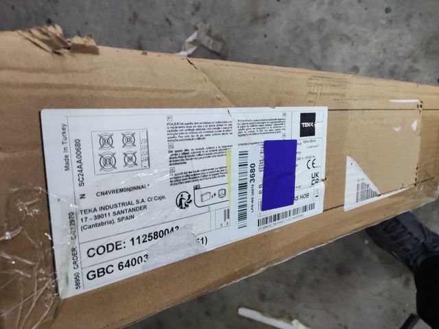 TEKA Placa de Gas 60 cm,Modelo GBC 64003