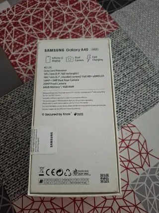 Scatola vuota Samsung Galaxy A40