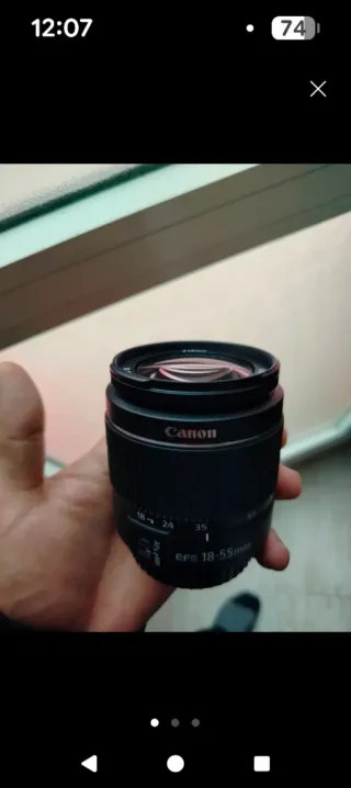 Objetivo Canon EFS 18-55mm