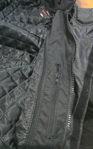 Chaqueta protección moto con doble forro