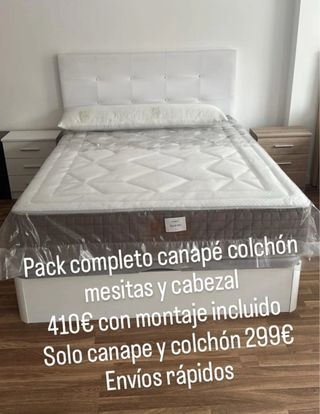 Dormitorio completo NUEVO desde 399