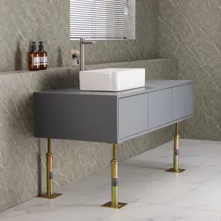 Martinetto da Pavimento Altezza 29-40 cm 4 Pezzi