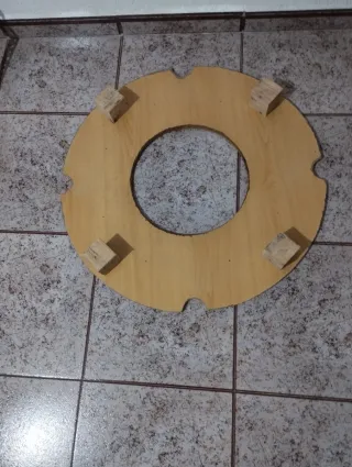 Tarima para brasero Ø 80 cm