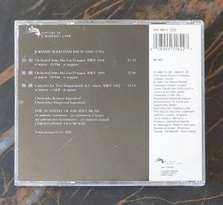 Bach: Suites Orchestrali 3 & 4 Hogwood