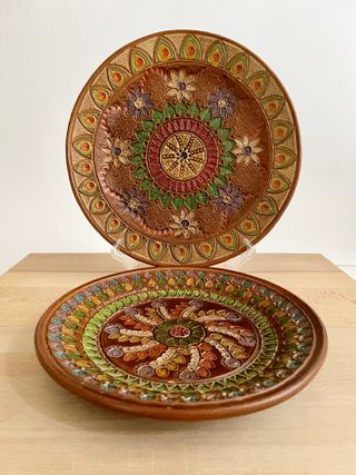 2 Piatti decorativi Ceramiche del Convento Aracena