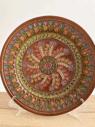 2 Piatti decorativi Ceramiche del Convento Aracena