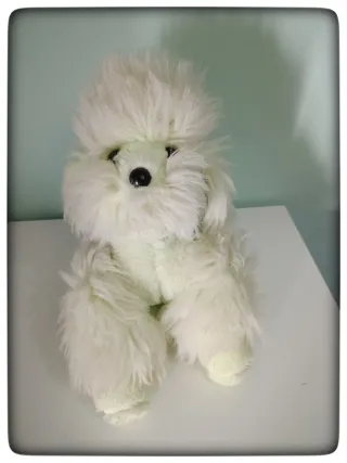 Peluche Caniche Vintage Años 90