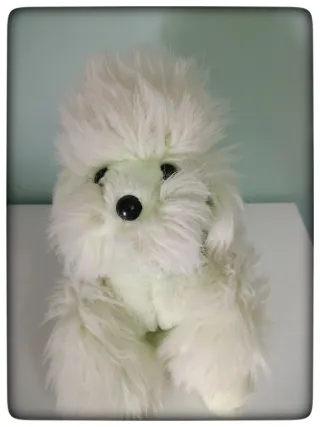 Peluche Caniche Vintage Años 90