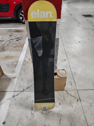 Tabla y fijaciones snowboard niño