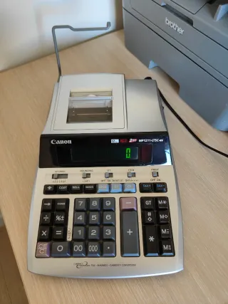 Calculadora Impresora Canon MP1211-LTSC Plata