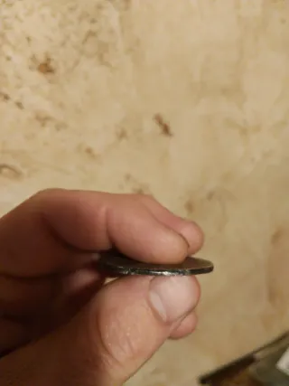 Medio Patagón 1635 Felipe IV Plata