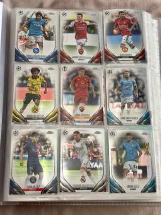 Álbum de cromos de Fútbol.